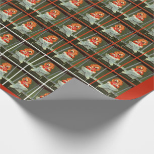 Papel De Presente piloto de cães