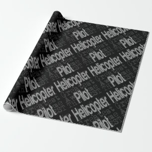 Papel De Presente Piloto de helicóptero Extraordinário