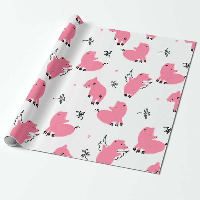 Papel De Presente Pílula sem costura (Desenrolado)