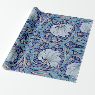 Papel De Presente Pimpernel Blue, William Morris