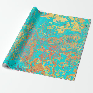 Papel De Presente Pincel seco pintando trabalho de arte de ouro márm
