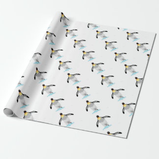 Papel De Presente Pinguim