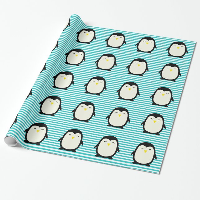 Papel De Presente Pinguim de Lil (Desenrolado)