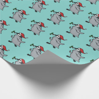 Papel De Presente Pinguim do Natal