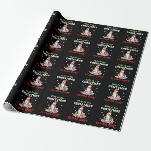 Papel De Presente Pinguim Esta É A Minha Camisa De Natal Do Pajama