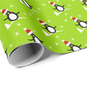 Papel De Presente Pinguim Natal Kids Natal