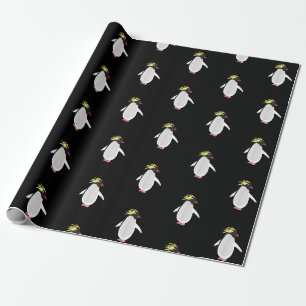 Papel De Presente Pinguim-Rocinante Fofo Animal Antártico Engraçado