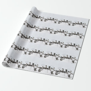 Papel De Presente Pinguins, Antártica, Estação Vernadsky.