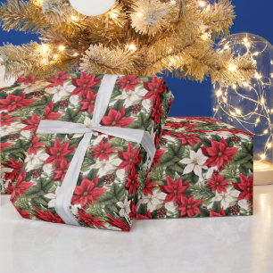Papel De Presente Pinho de Natal festivo