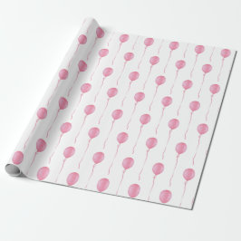 Papel De Presente Pink balloon Gift Wrapping Paper - Cadeaupapier.
