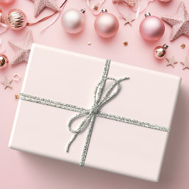 Papel De Presente Pink Christmas Solid Color