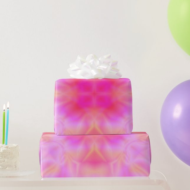 Papel De Presente Pink Flare (Presentes para festas)