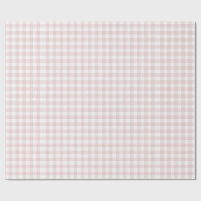 Papel De Presente Pink Gingham Girls Party (Aberto)