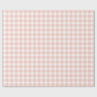 Papel De Presente pink gingham wrapping paper roll