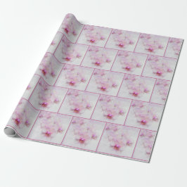 Papel De Presente Pink Orchid Blossoms