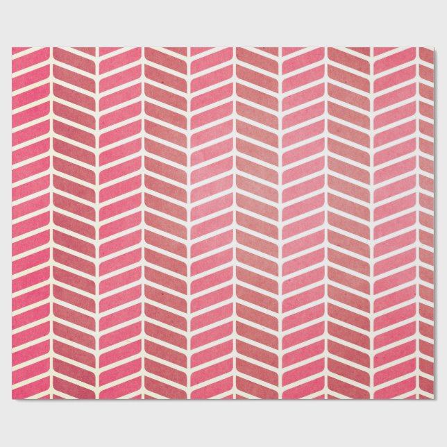 Papel De Presente Pink Patterned Wrapping Paper (Aberto)