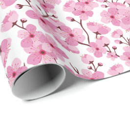 Papel De Presente Pink Sakura