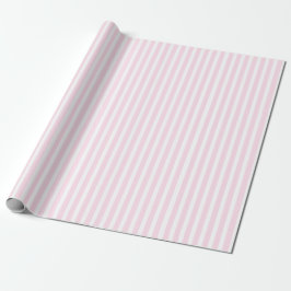 Papel De Presente Pink Striped Pastel One Silly Goose Girl Birthday