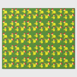 Papel De Presente Pintinho de trompetes Bonés