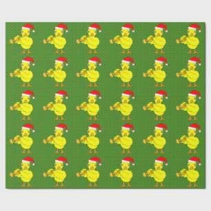 Papel De Presente Pintinho de trompetes Bonés