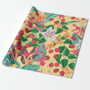 Papel De Presente Pintor de aquarelas com padrão uniforme de beleza