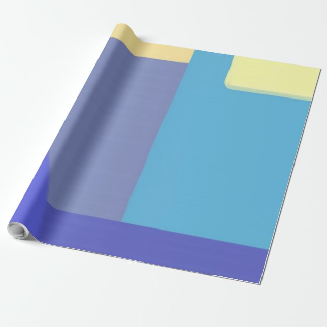 Papel De Presente pintura abstrato moderna (Desenrolado)