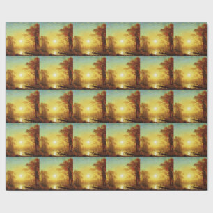 Papel De Presente pintura de Albert Bierstadt, Nascer do Sol,