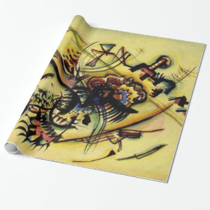 Papel De Presente Pintura de Canvas de Pontos Kandinsky