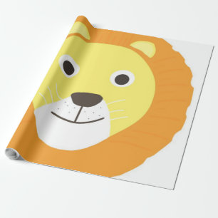 Papel De Presente pintura de leão