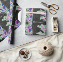 Papel De Presente Pintura de 'Orquídea Tropical' em um