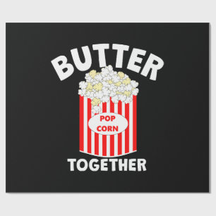 Papel De Presente Pipoca de Filme BUTTER Juntos