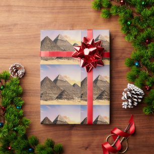 Papel De Presente Pirâmides de Gizé Viagem Egito Foto