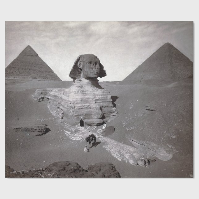 Papel De Presente Pirâmides de Sphinx e Giza do excelente Necropolis (Aberto)