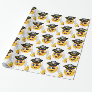 Papel De Presente pirata emoji