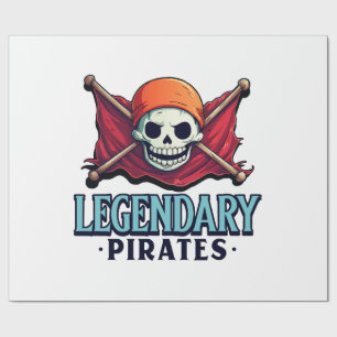 Papel De Presente Piratas lendários