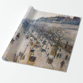 Papel De Presente Pissarro - Boulevard Montmartre, Winter Morning