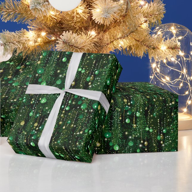 Papel De Presente Pista festiva de enguia de Natal (Feriados)