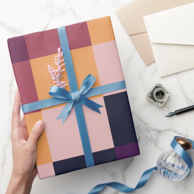 Papel De Presente Pixelated Harmony Wrapping Paper (Presentear)