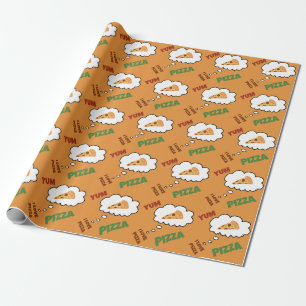 Papel De Presente Pizza