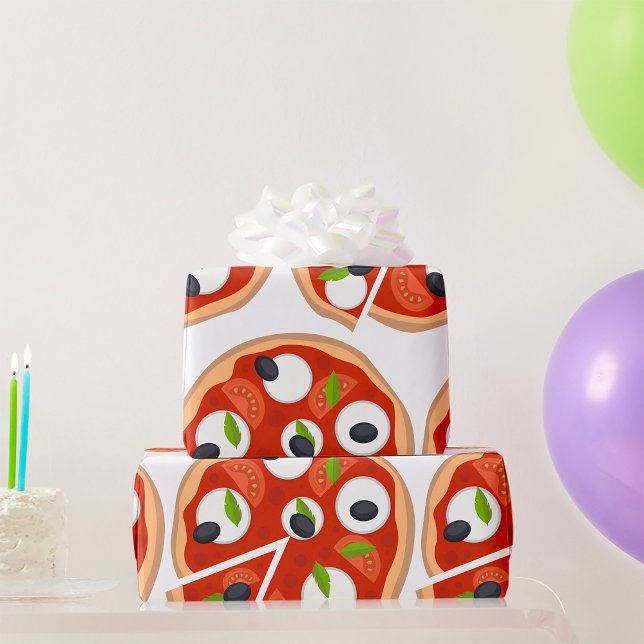 Papel De Presente Pizza Mozzarella (Criador carregado)