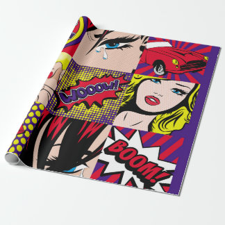 Papel De Presente Placa de pop para ilustração, arte,pop,bela,cômica
