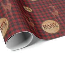 Plaid de Búfalo Rústico CHUVA DE BEBÊ Inicial