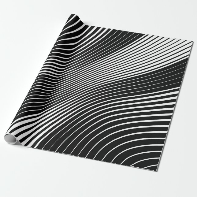 Papel De Presente Plano de Fundo com striping Diagonal distorcido po (Desenrolado)