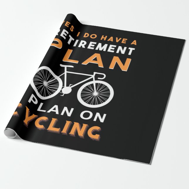 Papel De Presente Plano De Reforma I Planejo De Ciclismo (Desenrolado)