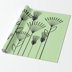 Papel De Presente Plantas Stick