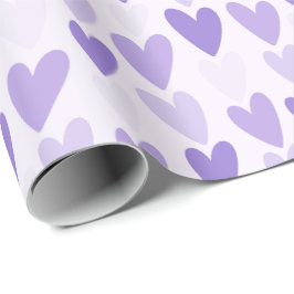 Papel De Presente Playful Hand-Drawn Heart Pattern