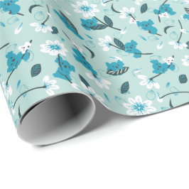 Papel De Presente Playful Koala Pattern Cute Animal e Nature Art