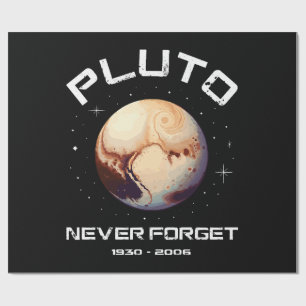 Papel De Presente Plutão Nunca Esqueça
