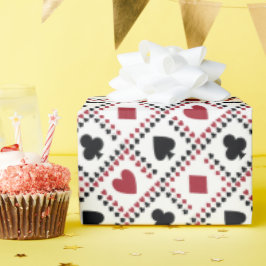 Papel De Presente Poker Card Theme Wrapping Paper