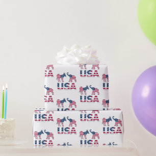 Papel De Presente Política Republicana de Elefantes Democrata dos EU